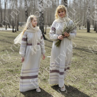 Платье Вологда, лен